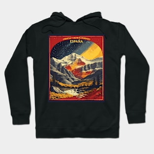 Ordesa y Monte Perdido National Park Spain Travel Tourism Retro Vintage Hoodie